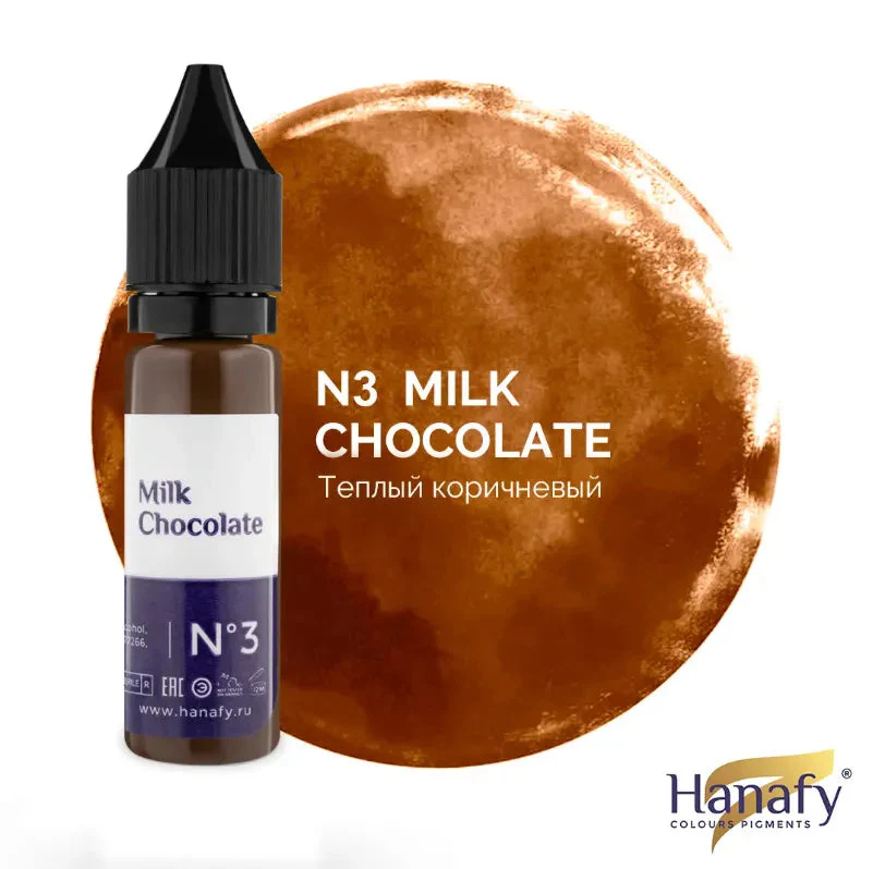 Hanafy Hybrid Eyebrow Pigment - Milk Chocolate N3