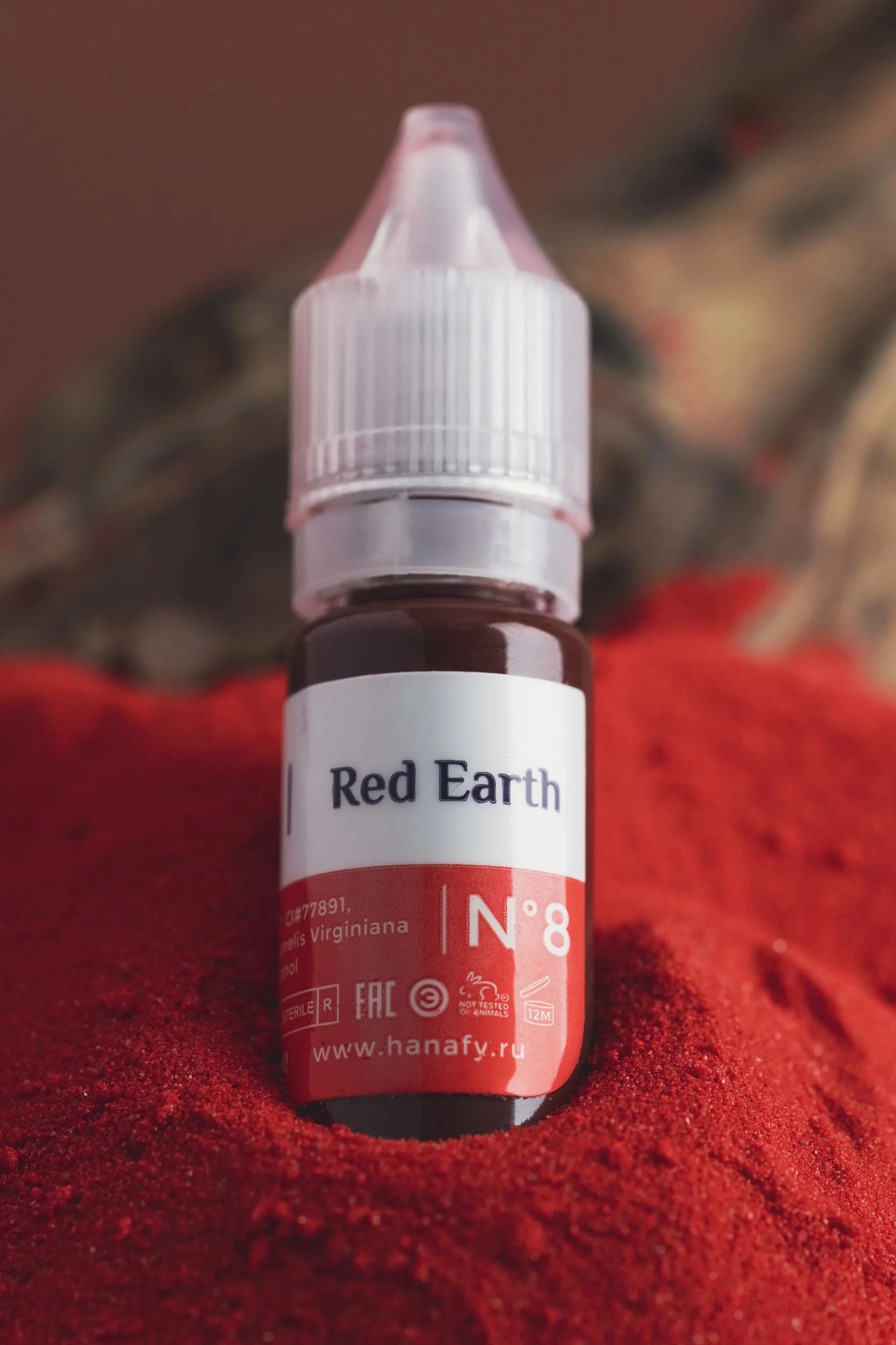 Hanafy Lip Pigment - Red Earth N8 - Image 4