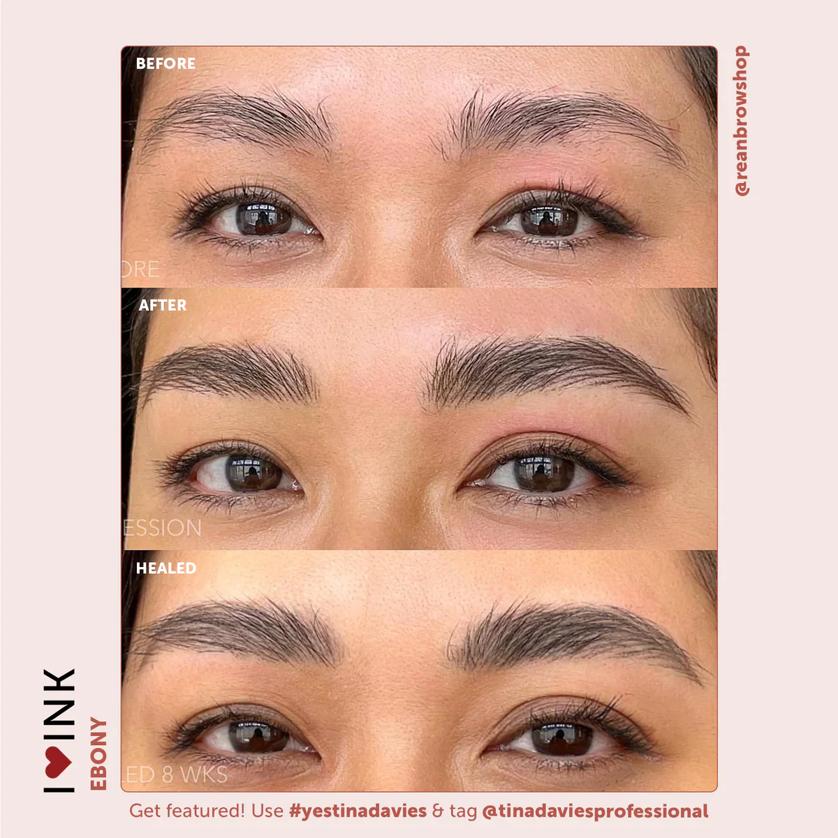 I ❤️ INK Brow Pigment - Ebony - Image 7