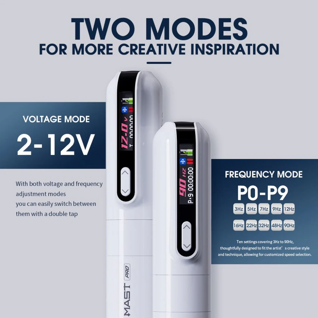 MAST Y22 PRO Wireless Tattoo Pen Machine With 3.0MM Stroke Bluetooth Verison by Dragonhawk - Image 3