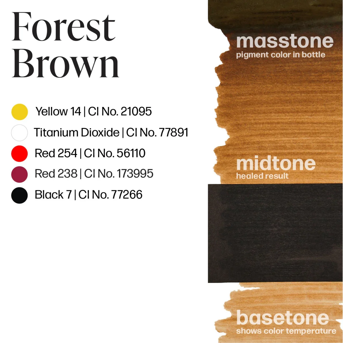PERMA BLEND BROW PIGMENT - FOREST BROWN - Image 2